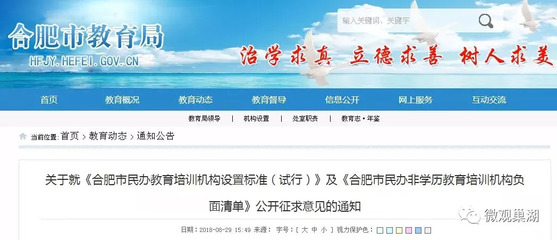 巢湖家长速看！校外培训机构不得聘用在职教师，这44条